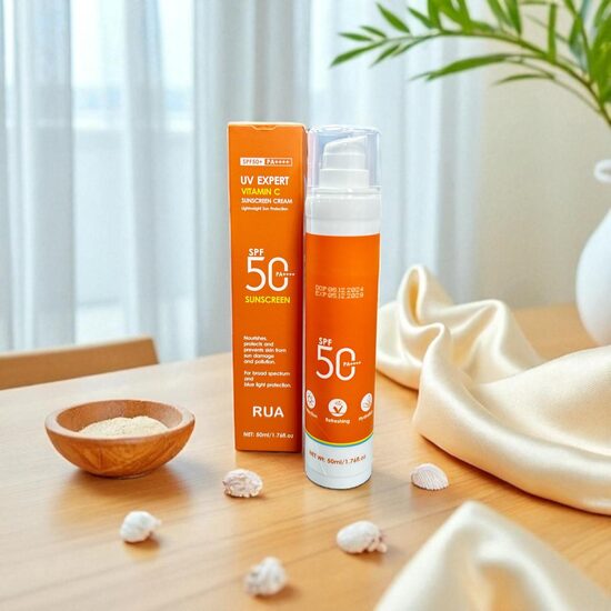 RUA Saules aizsargkrēms ar C vitamīnu un SPF 50+ PA++++